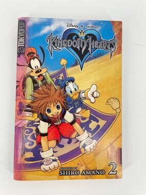 Kingdom Hearts Vol 2 Manga Shiro Amano Tokyopop Squaresoft Graphic Novel